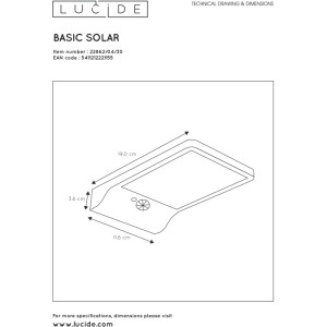 Настенный светильник уличный Basic 22862/04/30
