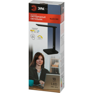 Офисная настольная лампа  NLED-500-10W-BK