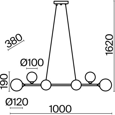 Подвесной светильник Globos FR5222PL-08B1