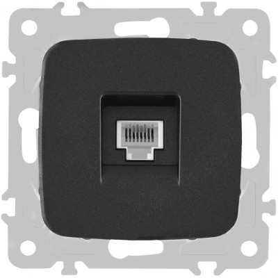 Розетка am-205 205.51-1.black