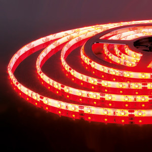 Светодиодная лента 12V 4,8W Лента светодиодная 12V 4,8W 60Led 2835 IP65 красный, 5м