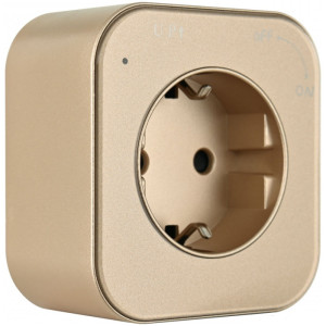 Трековая розетка Am-track-sockets 380022TS/ES Gold