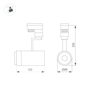Трековый светильник ZEUS 024144(1)
