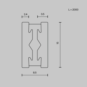 Шинопровод Busbar trunkings Flarity TRX154-112BS