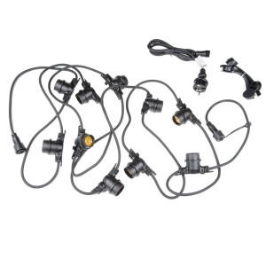 Гирлянда  UDL-K121 10/E27/5M 5C IP65 BLACK BELT-LIGHT