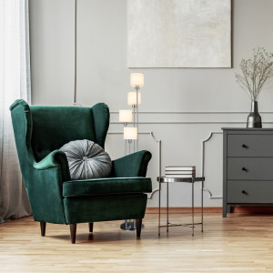 Торшер Denver 1109/4 Chrome/Beige