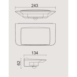 Настенный светильник уличный  P9014 S