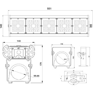 Прожектор уличный Фрегат 51 CB-C0610044