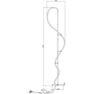 Торшер Klimt A2850PN-35PB