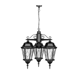 Уличный светильник подвесной ASTORIA 2M 91470M/3 cover Bl ромб