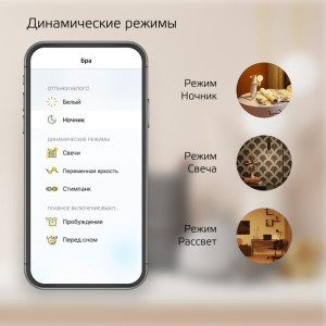 Лампочка светодиодная филаментная Smart Home 1260112