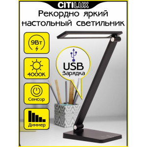 Офисная настольная лампа Ньютон CL803081