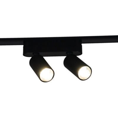Трековый светильник  13005-9.3-002UR magnetic LED2x5W BK