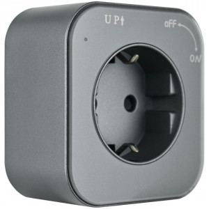 Трековая розетка Am-track-sockets 380022TS/ES Grey