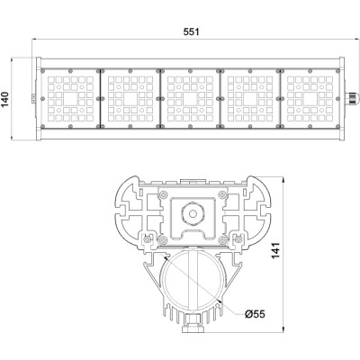 Уличный консольный светильник Галеон 51 CB-C0328043