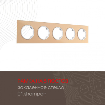 Рамка am-502.01 502.01-5.shampan