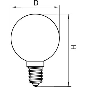 Лампочка светодиодная филаментная LED 933824