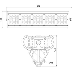 Уличный консольный светильник Галеон 51 CB-C0324043