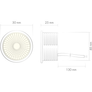 Светодиодный модуль Slim Led DK4000-8W dim