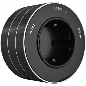 Трековая розетка Am-track-sockets 380011TS/ES Black