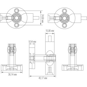 Соединитель Scroll Line L Connector DL20651 W 15-180
