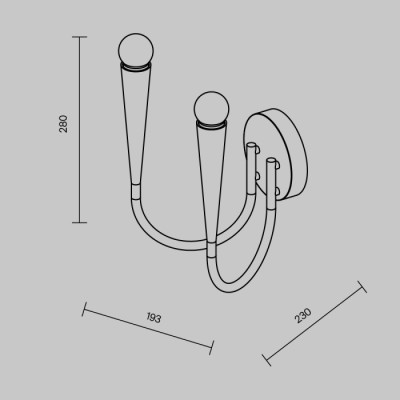 Бра Branches FR5253WL-02N