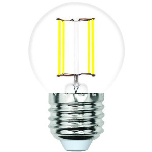 Лампочка светодиодная филаментная LED-G45-SLF LED-G45-7W/4000K/E27/CL/SLF