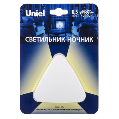 Ночник  DTL-320 Треугольник/White/Sensor