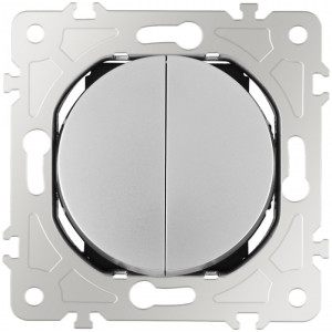 Выключатель am-202 202.32-2.silver