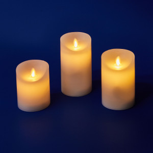 Световая фигура  ULD-F055 WARM WHITE RC CANDLE SET3