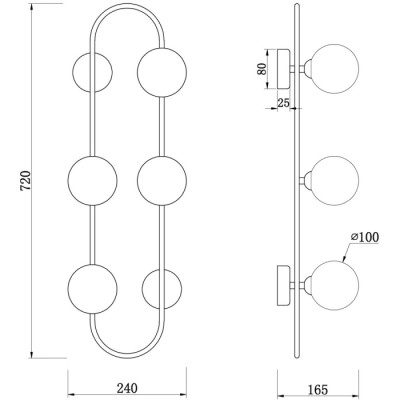 Бра Inversion FR5233WL-04BS1