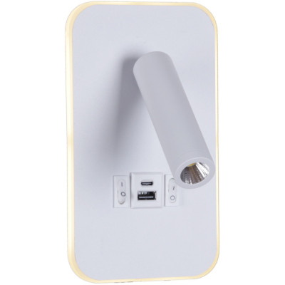 Настенный светильник  86204-9.2-001KT LED12W+USB WT