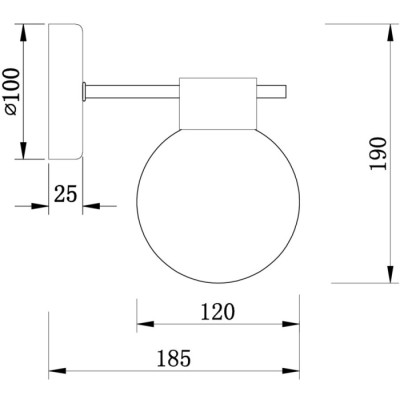 Бра Gatsby FR5233WL-01BS