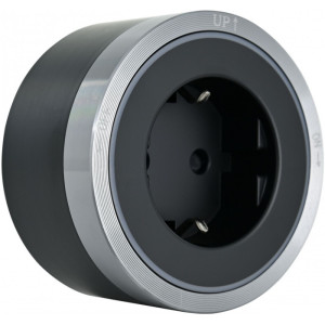 Трековая розетка Am-track-sockets 380066TS LED/ES Grey