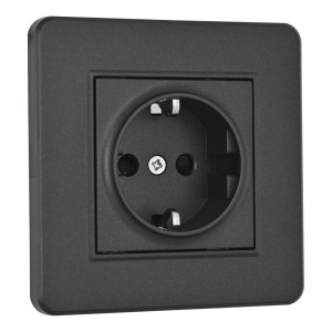 Розетка SET16-1 SET16-1-40-1 black