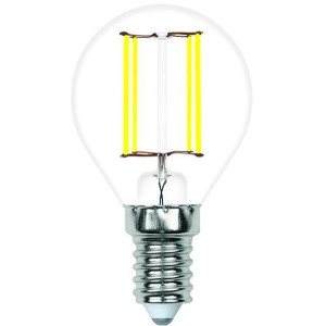 Лампочка светодиодная филаментная LED-G45-SLF LED-G45-7W/4000K/E14/CL/SLF