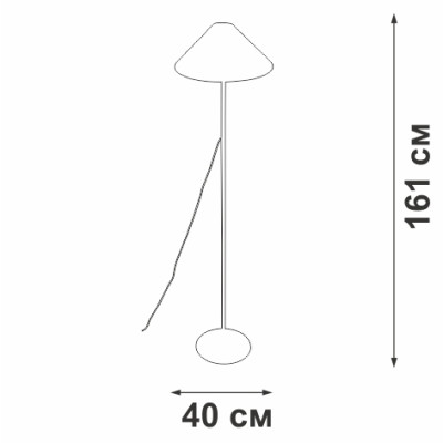Торшер  V3018-1/1P