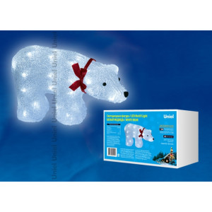 Световая фигура  ULD-M3423-040/STA WHITE IP20 WHITE BEAR