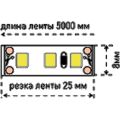 Светодиодная лента SWG2120 SWG2120-12-12-W-M