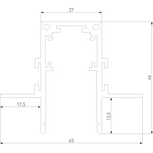 Шинопровод Slim Magnetic 85208/00