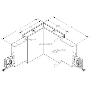 Коннектор LINEAIR FLAT 031472