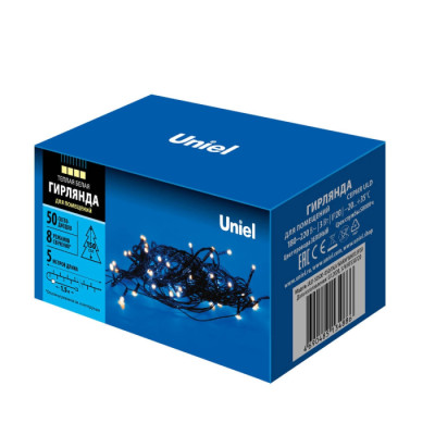 Гирлянда  ULD-S0500-050/DGA WARM WHITE IP20