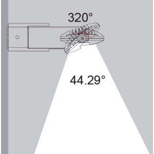 Настенный светильник уличный LEDSPOT W6144S-1-4000K Gr