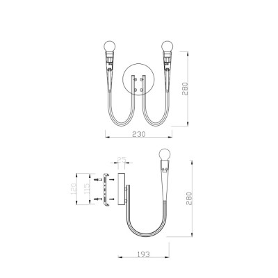 Бра Branches FR5253WL-02N