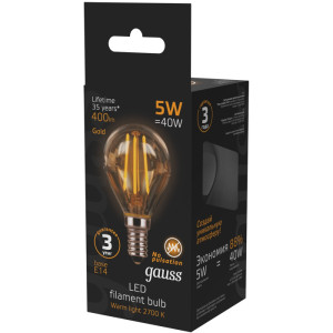 Лампочка светодиодная филаментная Filament 105801005