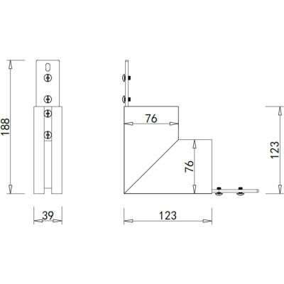 Соединитель угловой Magic track Inner corner DLMB Sp
