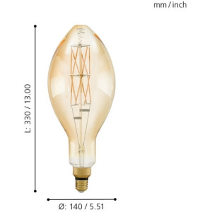 Лампочка светодиодная филаментная Lm_led_e27 11685