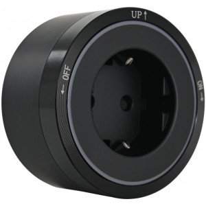 Трековая розетка Am-track-sockets 380066TS LED/ES Black