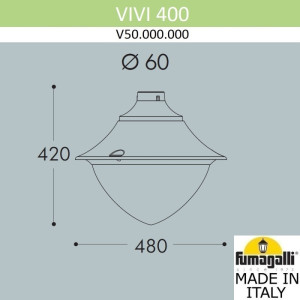 Плафон Vivi V50.000.000.LXH27