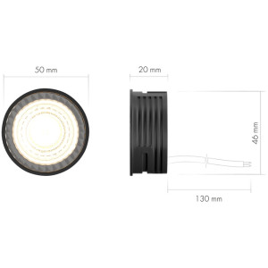 Светодиодный модуль Slim Led DK4000-7W-BK
